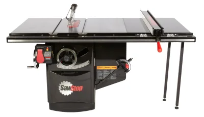 SawStop Industrial Cabinet Saw, 5 HP, 3 Phase, 480V, 36″ Fence