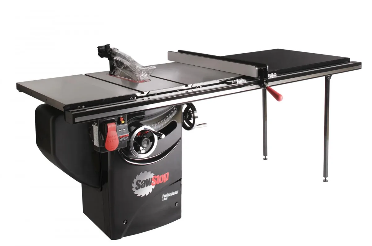 SawStop Professional Cabinet Saw, 1.75 HP, 120V, 52″ Fence
